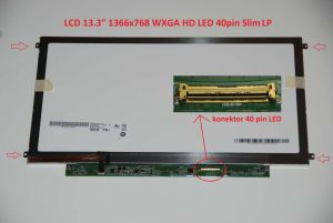 LCD 13.3" 1366x768 WXGA HD LED 40pin Slim LP