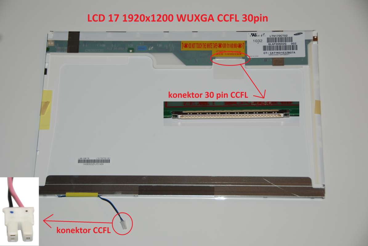 LCD 17" 1920x1200 WUXGA CCFL 30pin