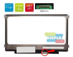 N116BGE-EA2 LCD 11.6" 1366x768 WXGA HD LED 30pin Slim LP (eDP) display displej Chi Mei