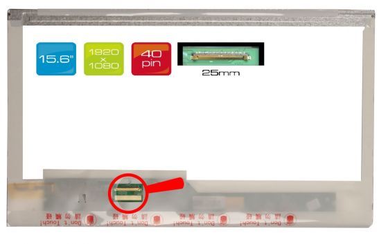 LCD displej display MSI MS-16G5 15.6" 1920x1080 WUXGA Full HD LED 40pin