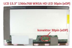 LP133WH1(TP)(D1) LCD 13.3" 1366x768 WXGA HD LED 30pin (eDP) display displej | matný povrch, lesklý povrch