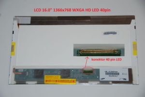 HSD160PHW1-A00 LCD 16" 1366x768 WXGA HD LED 40pin display displej | matný povrch, lesklý povrch