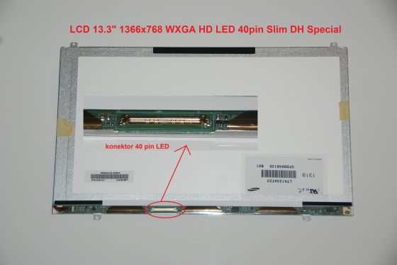 LCD displej display Samsung NP300V3A-A01CA 13.3" WXGA HD 1366x768 LED