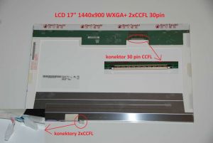 N170C1-L02 REV.C1 LCD 17" 1440x900 WXGA+ 2xCCFL 30pin display displej Chi Mei