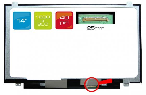 LCD displej display Sony Vaio VPC-CA3X1R/PI 14" WXGA++ HD+ 1600x900 LED