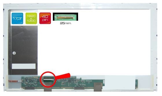LCD displej display Toshiba Satellite S75-A7140 17.3" WUXGA Full HD 1920x1080 LED