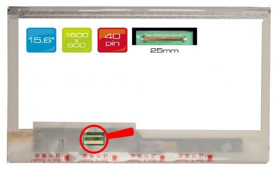 LCD displej display Dell Latitude E6530 15.6" WXGA++ HD+ 1600x900 LED